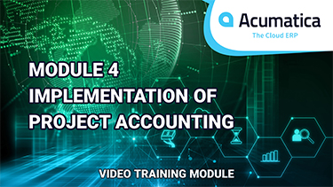 Module 4 Implementation of Project Accounting